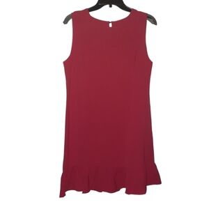 Red Sleeveless Dress Size Medium